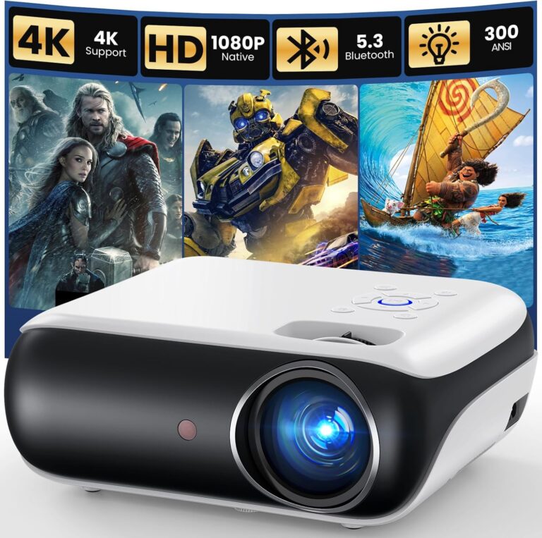 HAPPRUN Native 1080P Projector Drops to $36.99 — About 38% Off with Coupon